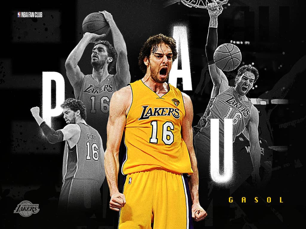 Wallpaper PAU GASOL Los Angeles Lakers