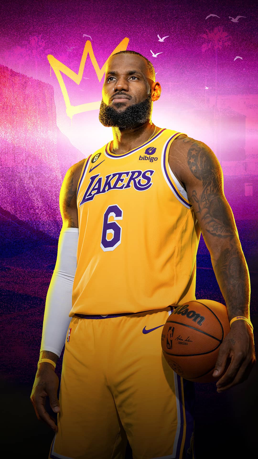 Mobile wallpaper Sports Basketball Nba Los Angeles Lakers Lebron James  1160882 download the picture for free