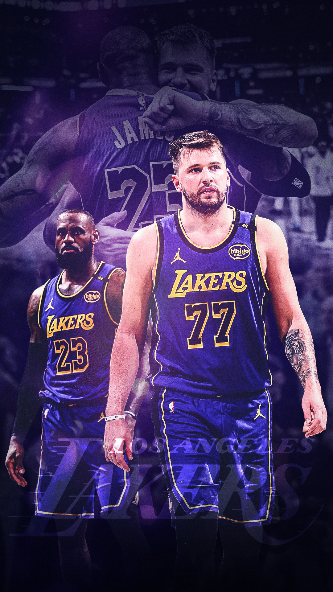 Wallpaper Luka x LeBron