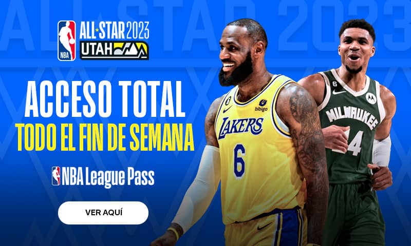  Suscríbete a NBA League Pass acceso total All-Star NBA todo el fin de semana 