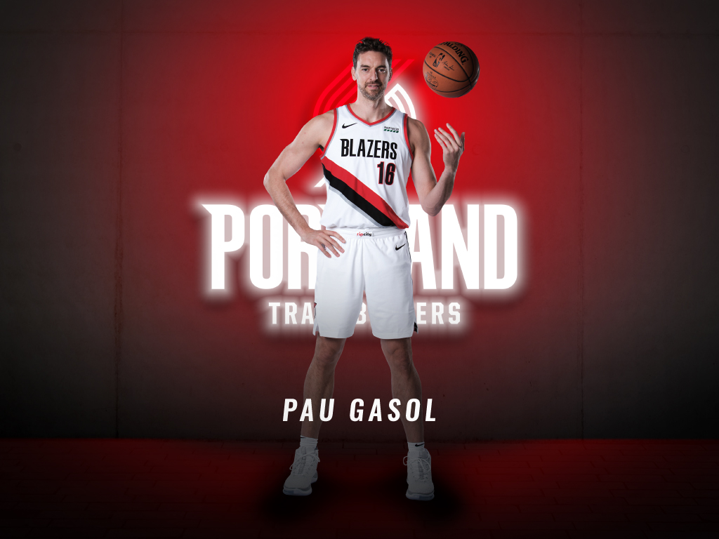 Descargar Wallpaper de Pau Gasol en Portland Trail Blazers